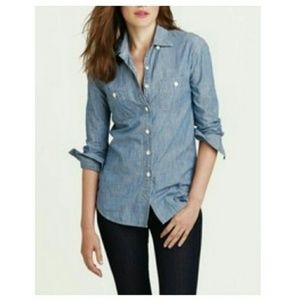 Chambray The Perfect Shirt | J. Crew XL